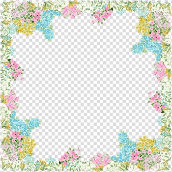 Frames Garden , spring border transparent background PNG clipart