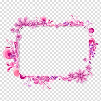 Frames , garland title box transparent background PNG clipart