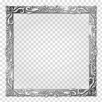 Frames Glass Ornament Silver, glass transparent background PNG clipart