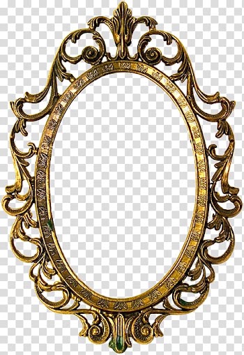 Frames Gold Decorative arts Oval, gold transparent background PNG clipart