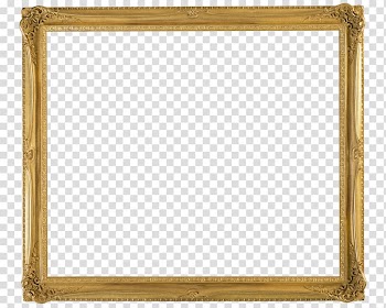 Frames Gold Framing, frame wood transparent background PNG clipart