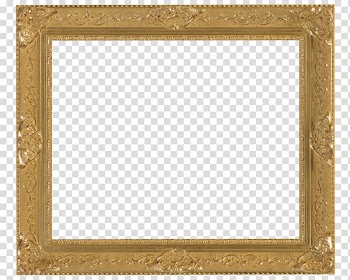 Frames Gold , Gold pattern frame transparent background PNG clipart