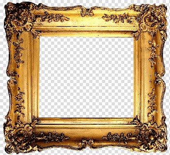 Frames , gold transparent background PNG clipart