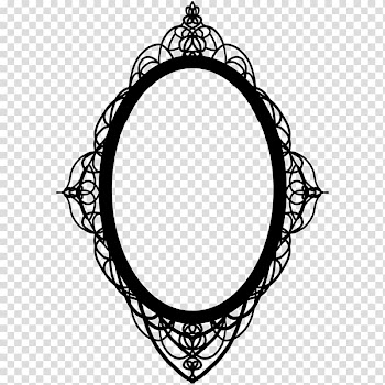 Frames Gothic architecture Mirror Art, goth transparent background PNG clipart