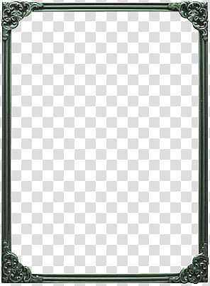 Frames , green steel frame transparent background PNG clipart