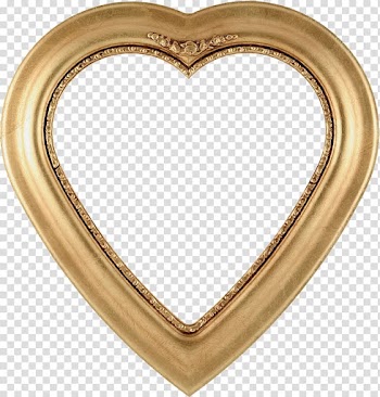 Frames Heart, mirror transparent background PNG clipart