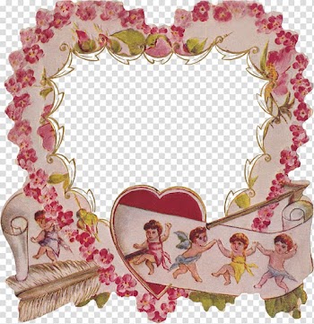 Frames Heart Valentine's Day Desktop , vintage frame transparent background PNG clipart