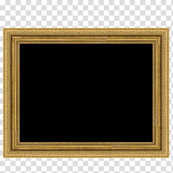 Frames in, brown wooden framed wall decor transparent background PNG clipart