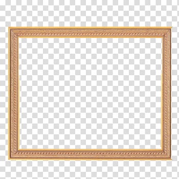Frames in, brown wooden framed wall mirror transparent background PNG clipart