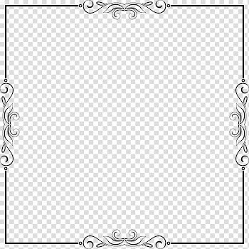 Frames Line art , text box frame transparent background PNG clipart
