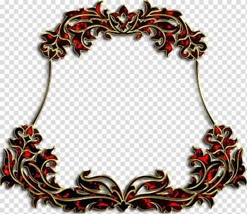 Frames LiveInternet Gold, gold frame transparent background PNG clipart