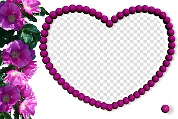 Frames Love Heart, borders transparent background PNG clipart