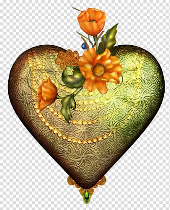 Frames Love Heart , heart of gold transparent background PNG clipart