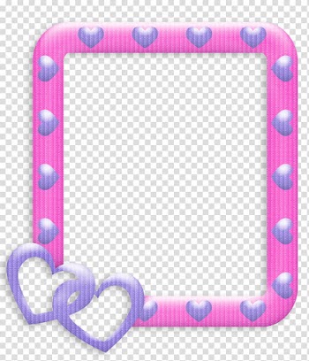 Frames Love, pink frame illustration transparent background PNG clipart
