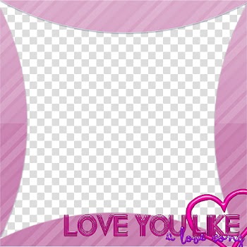 Frames Marcos en, pink love you like frame template transparent background PNG clipart