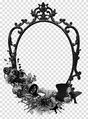 Frames Mirror , goth transparent background PNG clipart