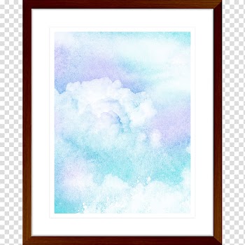Frames Modern art Rectangle Modern architecture, clouds poster transparent background PNG clipart