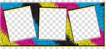 Frames , multicolored collage illustration transparent background PNG clipart