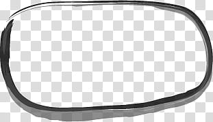 Frames, oblong grey and black frame transparent background PNG clipart