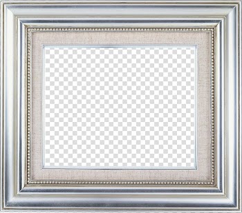 Frames Oil painting Silver , silver frame transparent background PNG clipart