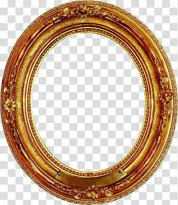 Frames, oval brown wooden frame transparent background PNG clipart