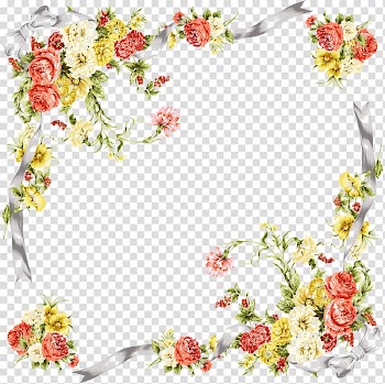Frames Paper Flower Molding, flower transparent background PNG clipart