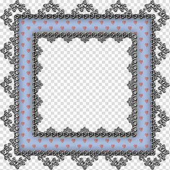 Frames Paper Sticker Silver Monogram, silver frame transparent background PNG clipart