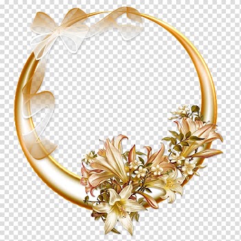 Frames , pearls transparent background PNG clipart