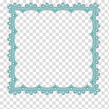 Frames Pin Molding, teal frame transparent background PNG clipart