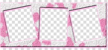 Frames , pink and gray -collage frame transparent background PNG clipart