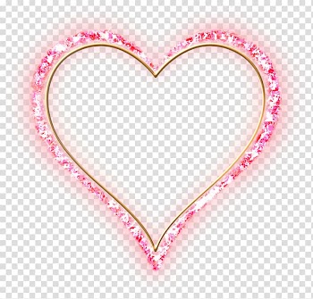 Frames Pink diamond Heart , love wood transparent background PNG clipart