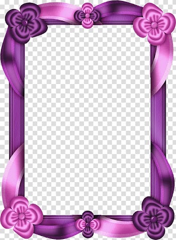 Frames Purple , pink border transparent background PNG clipart