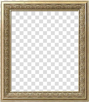 FRAMES, rectangular brown frame transparent background PNG clipart