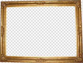 Frames, rectangular brown wooden painting frame transparent background PNG clipart