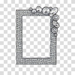 Frames, rectangular gray frame transparent background PNG clipart