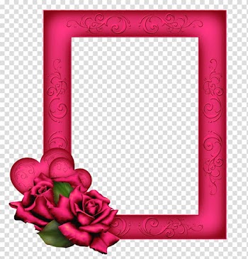 Frames Red Desktop , rose frame transparent background PNG clipart