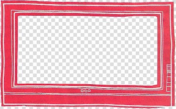 Frames , red TV illustration transparent background PNG clipart