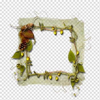 Frames Render , leaf frame transparent background PNG clipart