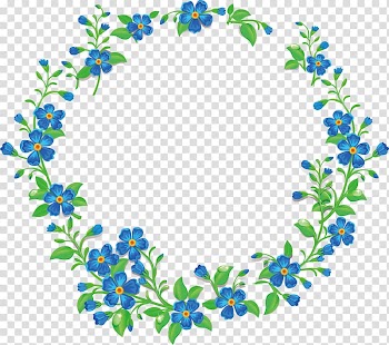 Frames, Round flower map transparent background PNG clipart