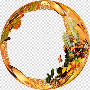Frames Scape GIMP, Marcos redondos transparent background PNG clipart