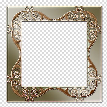 Frames Scape GIMP Text, yellow frame transparent background PNG clipart