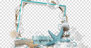 Frames Sea Beach Scrapbooking, sea transparent background PNG clipart