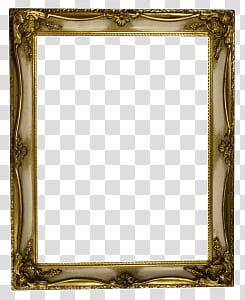 Frames Set Trasparent BG, brown ornate border transparent background PNG clipart
