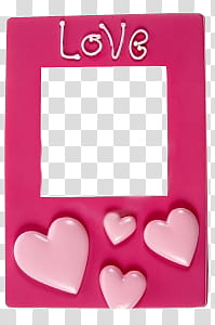 Frames Set Trasparent BG, pink love frame transparent background PNG clipart