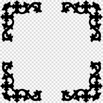 Frames Silhouette , Silhouette transparent background PNG clipart