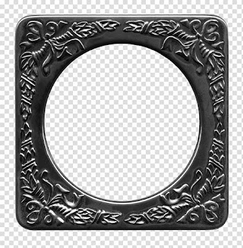 Frames Silver Scrapbooking montage Circle, technology frame transparent background PNG clipart