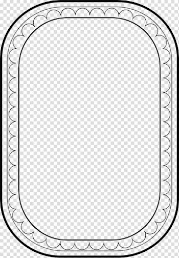 Frames , Simple Black Frame transparent background PNG clipart