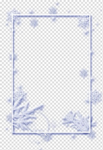 Frames , Snowflake transparent background PNG clipart