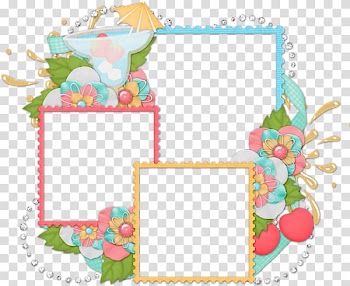 Frames , Summer coctail transparent background PNG clipart
