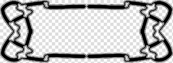 Frames Text Black and white Ornament , text box frame transparent background PNG clipart